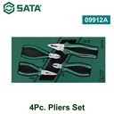 Tang Kombinasi Tang Lancip Tang Potong set 4 buah 09912A 4Pc. Pliers Set Sata Tools