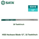 Pisau Gergaji Besi HSS 12", 32 Gigi/Inci 93418 Sata Tools HSS Hacksaw Blade