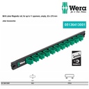 Rel magnetik untuk 11 kunci pas, kosong 05136413001 Wera 9610 Joker Magnetic rail, for up to 11 spanners, empty