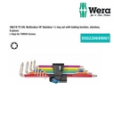 Kunci L Bintang set 9 pcs TX 8 - TX 40 Wera 05022689001 3967/9 TX SXL Multicolour HF Stainless 1 L-key set with holding function, stainless, 9 pieces
