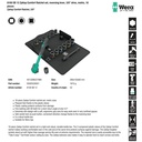 Socket Ratchet Set 3/8"  Wera 05005530001 - 8100 SB 12 Zyklop Comfort Ratchet set, reversing lever, 3/8" dr. metric, 16 pcs  Wera