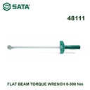 Kunci Torsi Kunci Pas 48111 Flat Beam Torque Wrench 0-300 Nm Sata Tools