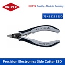 Tang Potong ESD Pemotong Samping Elektronik Presisi 79 42 125 Z ESD Precision Electronics Side Cutter ESD Knipex