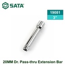 Sambungan Kunci Sok 20 mm Panjang 75 mm 19081 Dr. Pass-thru Extension Bar 3" Sata Tools