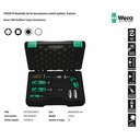 Kunci Kontrol Tekanan Ban & Perakitan 9 Pc 7443/61/9 05074745001 Assembly set for tyre pressure control systems 9 pieces Wera
