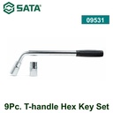 Kunci Roda 09531 3Pc. L-Shaped Wheel Wrench Set Sata