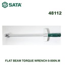 Kunci Torsi Kunci Pas 48112 Flat Beam Torque Wrench 0-500Nm Sata Tools