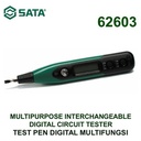 Obeng Testpen AC DC Digital 62603 Circuit Tester Sata Tools
