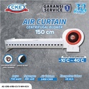 Air Curtain Cold Storage Room Tirai Udara Ruangan Pendingin 150 CM / 1.5 Meter 380V Cool Storage