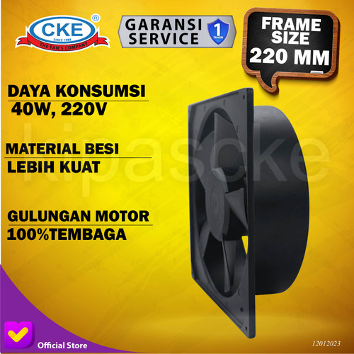 AKA AC Cooling EA-FD22060A2HBL KTK Cooling Fan Panel Cooler Pendingin
