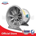 Axial Fan Bifurcated 20" 550W 380V 1400RPM Blower Dapur Tahan Panas