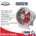 Axial Fan CKE AFD-STD-FAC-30Y-2-GS 12 Inch Drum Axial Blower Gedung