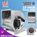 Bare Fan Centrifugal Blower AHU Double Inlet Forward 10" 550w CF-LKZ10-10I-LK