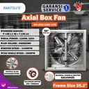 Blower Exhaust Box Fan Kandang Ayam 50 Inch 220V 1 Phase Kipas Gudang