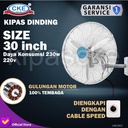 CKE Wall Fan WF-NS30 1-3SLV 30Inch Kipas Angin Dinding Tembok Industri