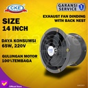 Drum Fan CKE DFS-FA35YP-GS 14 Inch Drum Fan Blower Tabung Blower
