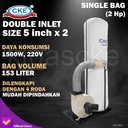 Dust Collector 2 HP Single Bag 220V Penghisap Debu Dinamo 2 HP 220V