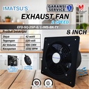 Exhaust Fan 8 Inch Wall Air Duct Booster Fan 8" Inch 2 Speed / Kipas Hexos Dinding Exhaust Fan Ventilasi Plafon Besi 8 Inci