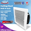 Exhaust Fan Ceiling Plafon 8 Inch Kipas Angin Hisap Plafon Kamar Mandi