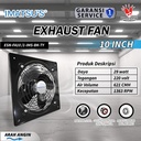 Exhaust Fan Dinding Standard 10 Inch Kipas Hexos Hisap Tembok Wall Exhaust Fan 10" Inch