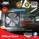 Exhaust Fan Model Standard CKE DBN 12 Inch WalL Fan Kipas Ventilasi Dinding Hexos Rumah Gedung