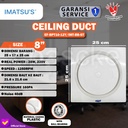 Exhaust Fan Imatsu BPT10-12Y With Ball Bearing 8 Inch Rumah Eksos