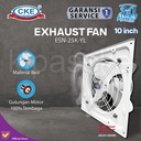 Exhaust Korean Pressure Fan 10 Inch Kipas Hisap Dinding Tembok 10" Wall Exhaust Fan