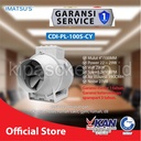 INLINE DUCT 4 INCH 220V BOOSTER FAN BLOWER HISAP