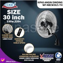 Kipas Angin Dinding 30" Kipas Angin Tembok/Industri Wall Fan