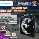 Kipas Angin Exhaust Dinding Industri 12" Extra Heavy Duty Wall Exhaust