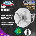 Kipas Angin Industri 26 Inch Wall Fan Kipas Tembok/Dinding