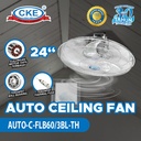 Kipas Angin Plafon Orbit / Autofan 24 Inch CKE Ceiling Orbit Fan 24" Inci Kipas Angin Gantung
