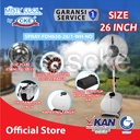 Misty Cool Spray Fan FDH650 WH-NO Kipas Embun Kabut Uap 26 Inch 60L