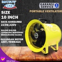 Portable Ventilator / Blower / Exhaust 10" PV-CB-SHT-25-NB-AS 10 Inch
