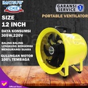 Portable Ventilator / Blower / Exhaust 12" PVCB-SHT-30-NB-AS 12 Inch