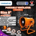 Portable Ventilator Comatsu PV-SF-20H 8" Blower Kipas Eksos Tambang