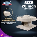 Roof Fan 20" Exhaust Atap Ventilasi Atap Blower Atap Kipas Atap