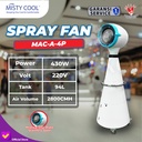 SPRAY FAN MISTYCOOL MAC-A-4P 220V 430W KIPAS SEMPROT AIR