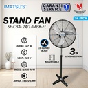 Stand Fan Curved Blade 24 Inch Kipas Angin Tumpu Berdiri 24" Industrial Standing Fan