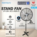 Stand Fan Curved Blade 26 Inch Kipas Angin Tumpu Berdiri 26" Industrial Standing Fan