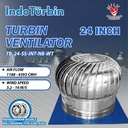 Turbin Ventilator 24 Inch Turbine Roof Fan Ventilasi Exhaust Atap Rumah Pabrik 24" IndoTurbin
