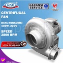 Turbo Centrifugal Fan Blower Keong Hisap Tahan Panas 10CM 400W 220V