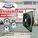 Wall Exhaust Fan High Speed 12 Inch Kipas Hexos Tipe Dinding Tembok 12" Plastik