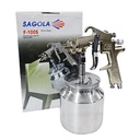 SAGOLA Spray Gun F100S Satin Colour - Alat Semprot Cat Tabung Bawah