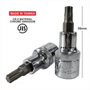 TOBY Socket Bintang T40 55 MM - Drive Bits 1/2 DR - TAIWAN