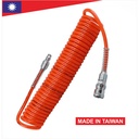 Recoil PU Hose Orange - Selang Kompresor 12 & 15M - Made In Taiwan