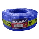 SINGAMAS Selang Air PVC Dof Warna Biru 1 Inch x 100 Meter