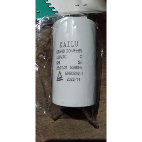 WIPRO Capasitor/ Kondensator/ Kapasitor Jet Cleaner 20uF/450V M/Clip
