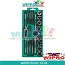 WIPRO Snai Tap Set / Tap And Die Set / Tap ulir Drat Mur Baut WP-720M