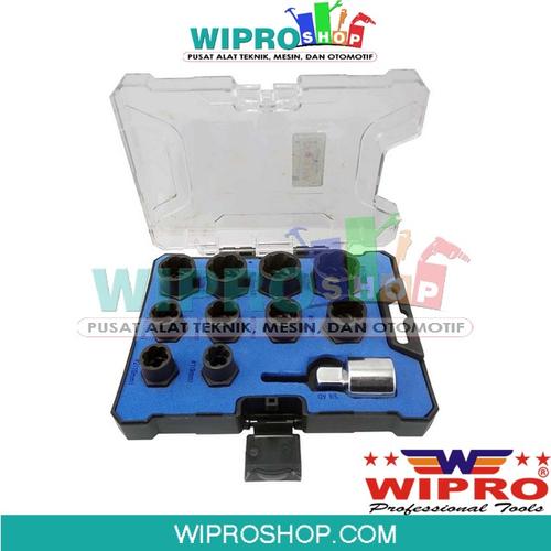 WIPRO Nut Extractor Set (11 Pcs) NE-11 Nut Extractor Set (11 Pcs) NE-11